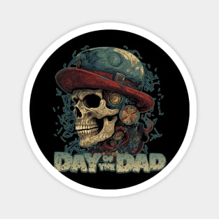 Dia de los Padres Sugar Skull - Father's Day Design Magnet